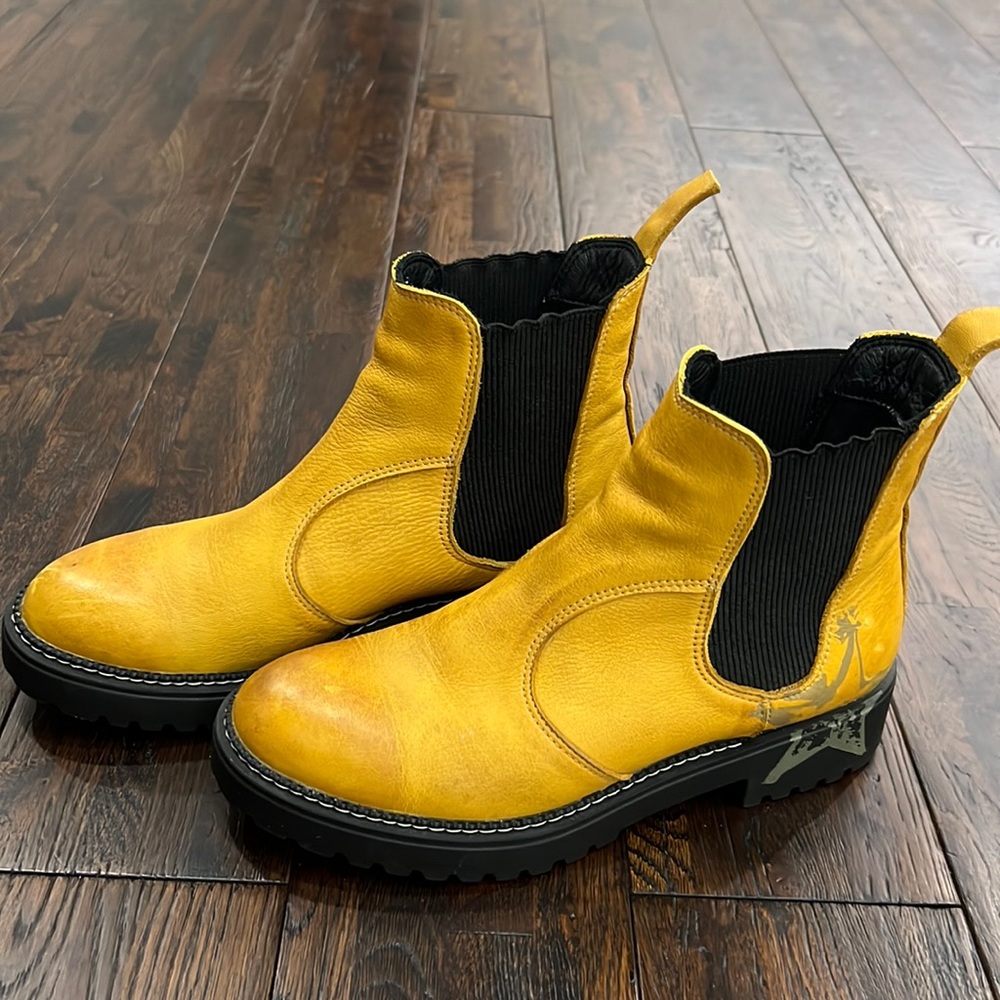 Authentic leather boots